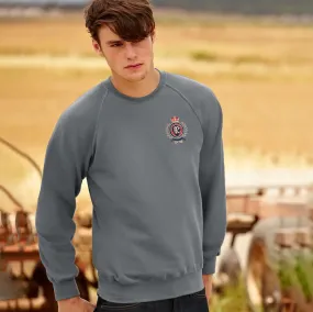 Polo Republica Men's Crest & Polo Embroidered Raglan Sleeve Pique Tee Shirt Polo Republica Men's Crest & Polo Embroidered Raglan Sleeve Pique Tee Shirt