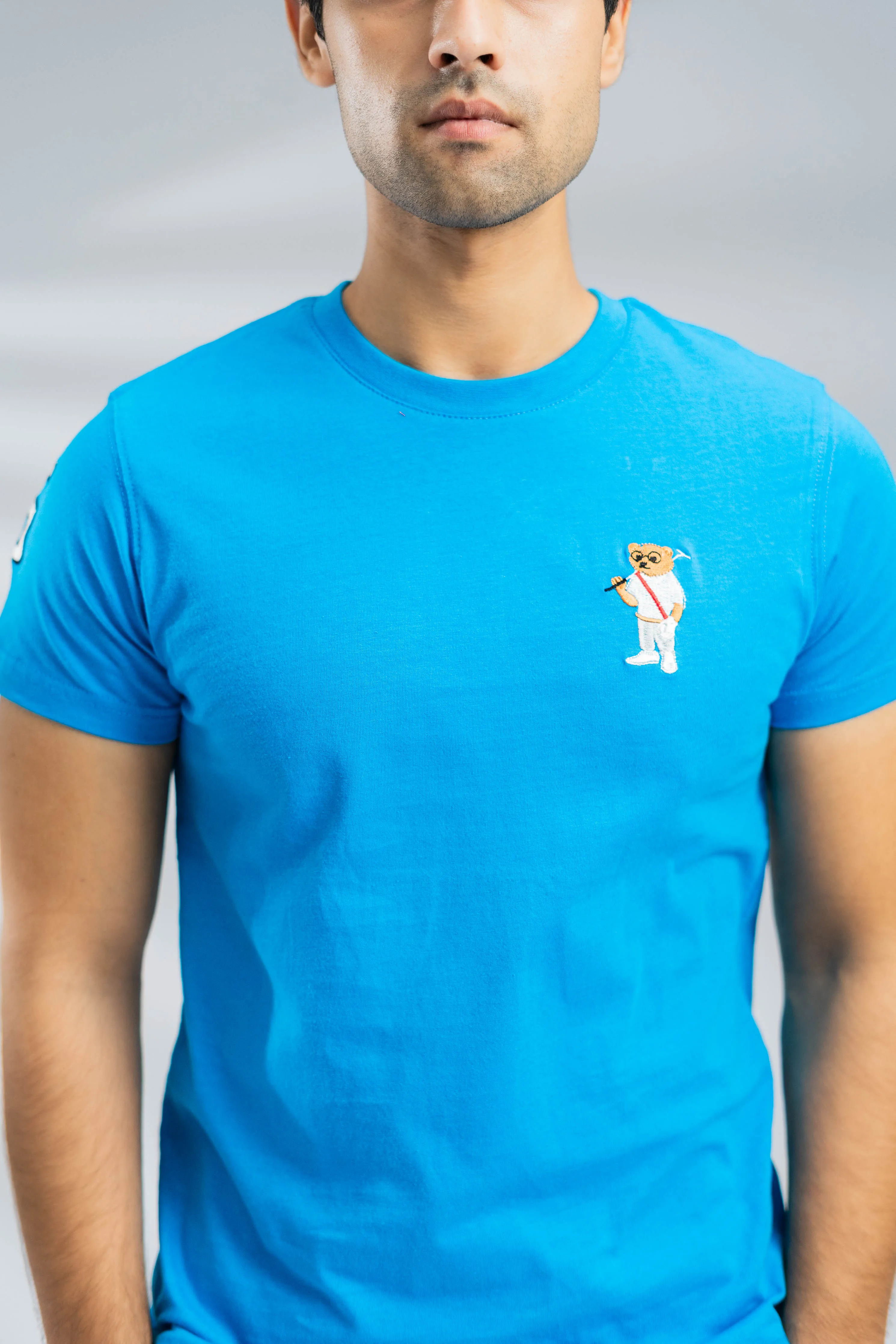 Polo Republica Men's Polo Bears & 5 Embroidered Crew Neck Tee Shirt