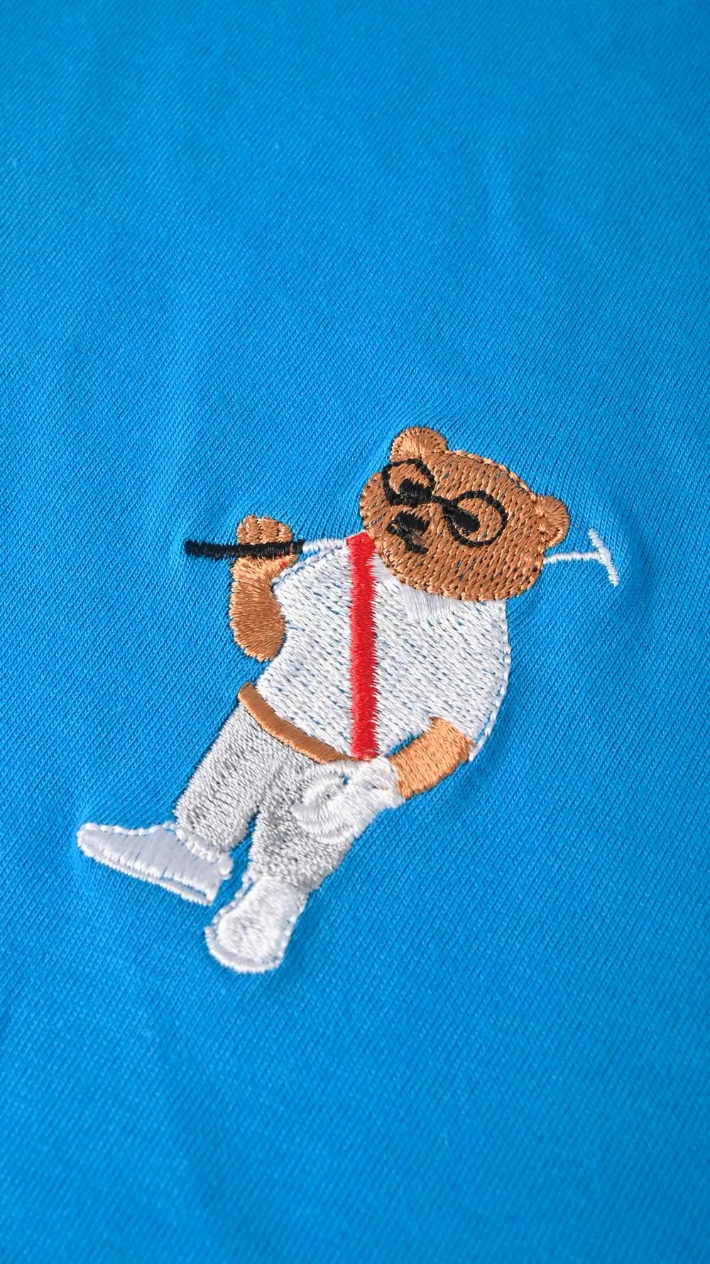 Polo Republica Men's Polo Bears & 5 Embroidered Crew Neck Tee Shirt