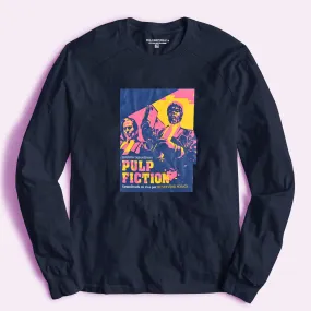 Polo Republica Men's Pulp Fiction Printed Raglan Sleeve Tee Shirt Polo Republica Men's Pulp Fiction Printed Raglan Sleeve Tee Shirt