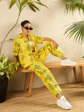 Printed Two Piece Cotton Coord Set Printed Two Piece Cotton Coord Set