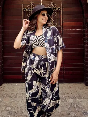 Printed Two Piece Cotton Coord Set Printed Two Piece Cotton Coord Set