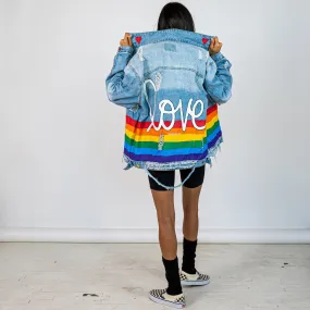 'PROUD' DENIM JACKET 'PROUD' DENIM JACKET