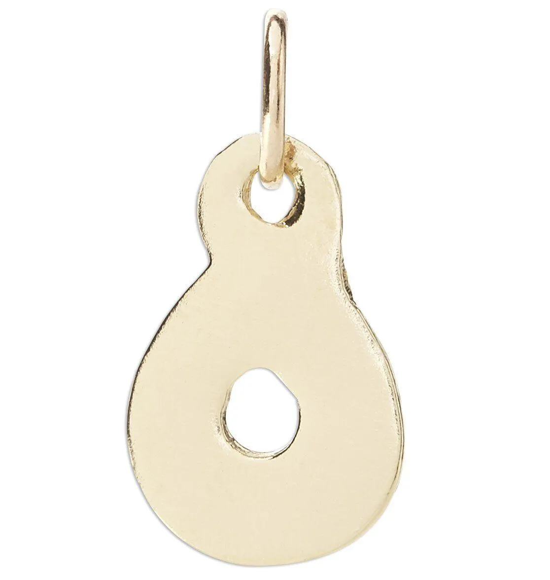 "O" Bubble Letter Charm