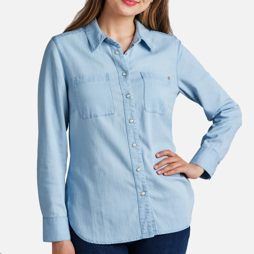 Rose-Rivet Work Shirt (Chambray)