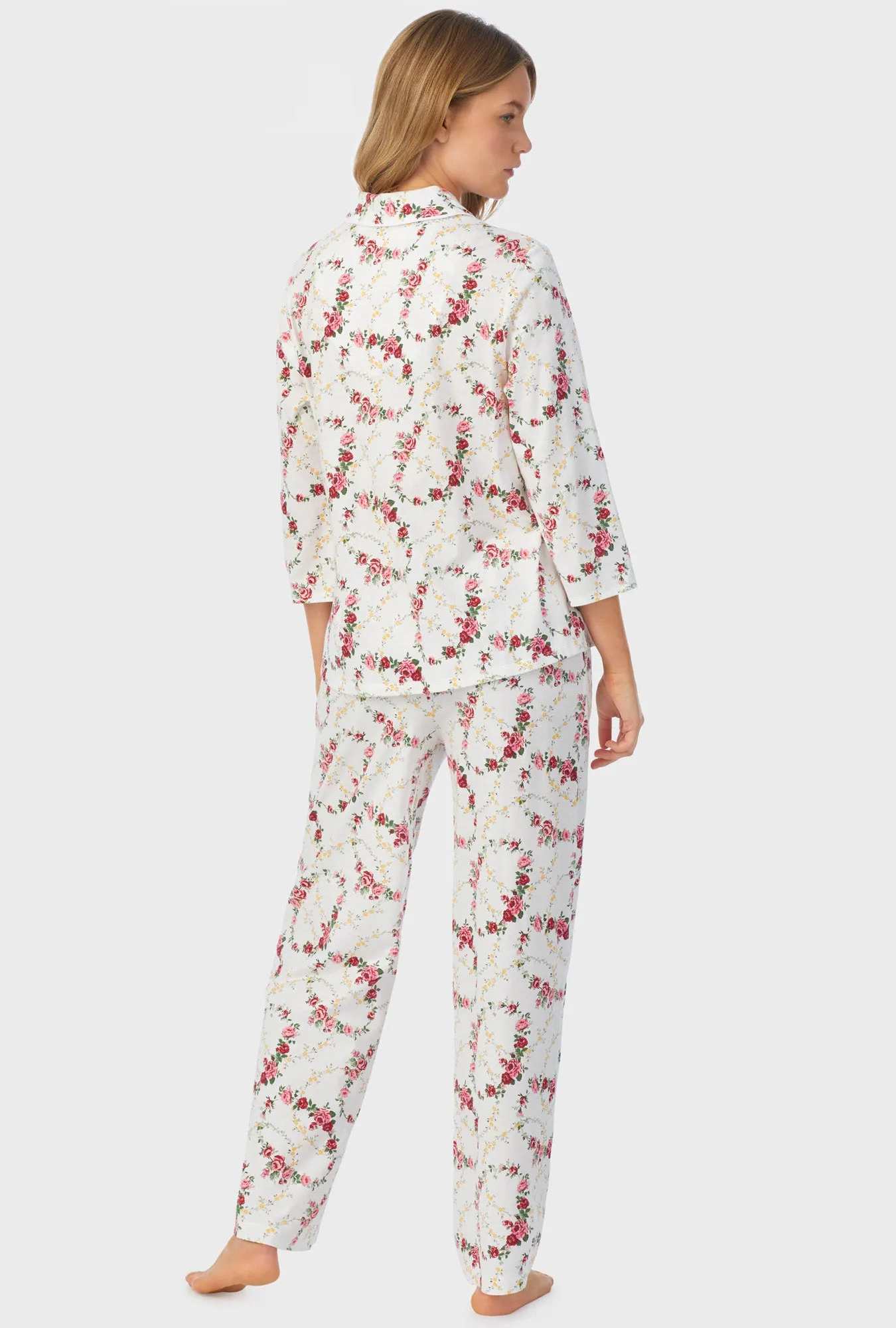 Rose Vine Long Pajama Set