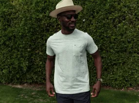 Slub Cotton Pocket T-Shirt - Jade Slub Cotton Pocket T-Shirt - Jade