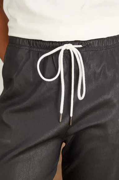 SPRWMN LEATHER SWEATPANTS