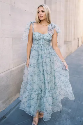 Sweet Serenade Green Floral Corset Dress - Final Sale Sweet Serenade Green Floral Corset Dress - Final Sale