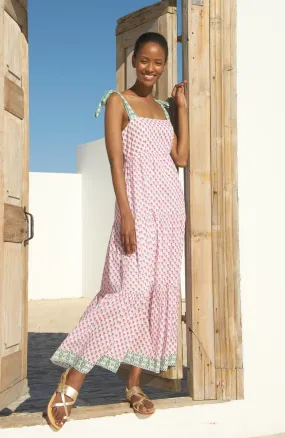 Tabitha Maxi Dress | Fun Flower White/Pink Tabitha Maxi Dress | Fun Flower White/Pink