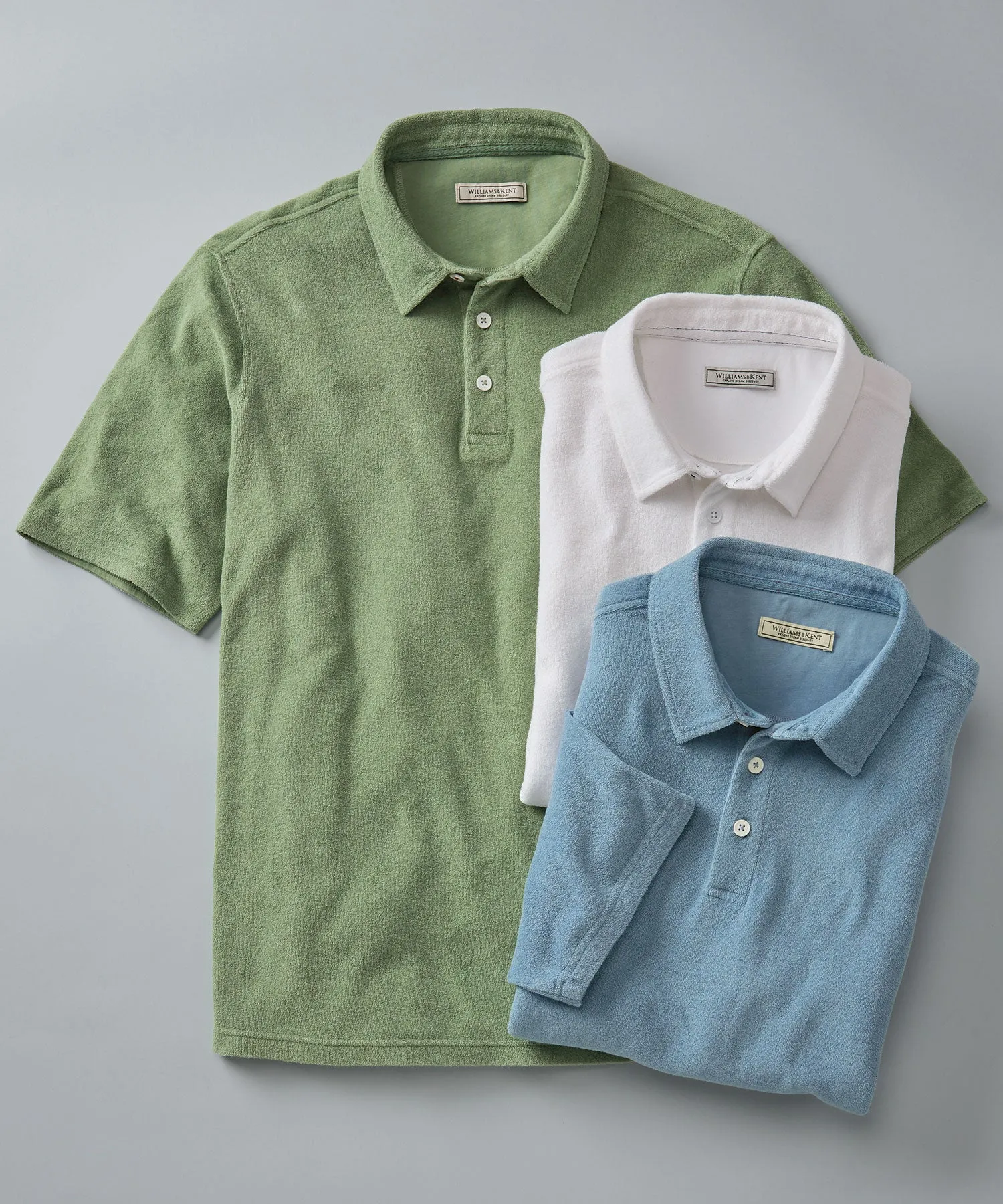 Terry Short Sleeve Polo Shirt