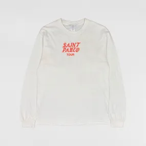 TLOP 2016 Saint Pablo General Admission Long Sleeve In White TLOP 2016 Saint Pablo General Admission Long Sleeve In White