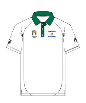 Tri Tas Men's Raglan Polo - White Tri Tas Men's Raglan Polo - White