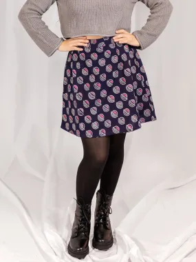 Val Mini Skirt - Deco Blue Val Mini Skirt - Deco Blue