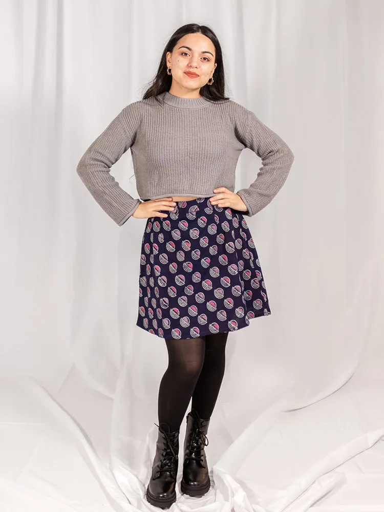 Val Mini Skirt - Deco Blue