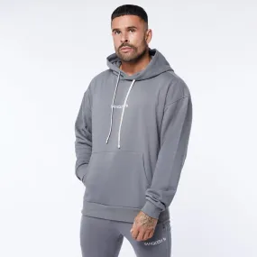Vanquish Core Grey Oversized Hoodie Vanquish Core Grey Oversized Hoodie