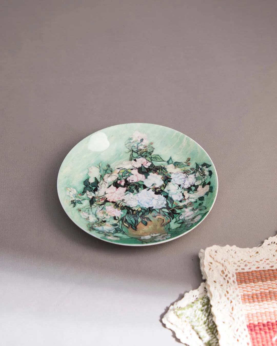 'White Rose' Vincent Van Gogh Painting Cup & Saucer