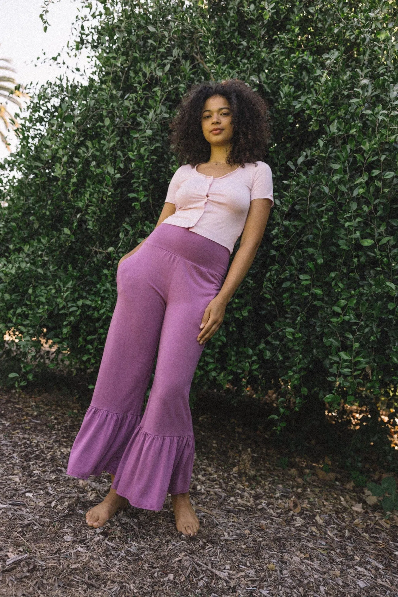 Wild Rose Hippie Pants