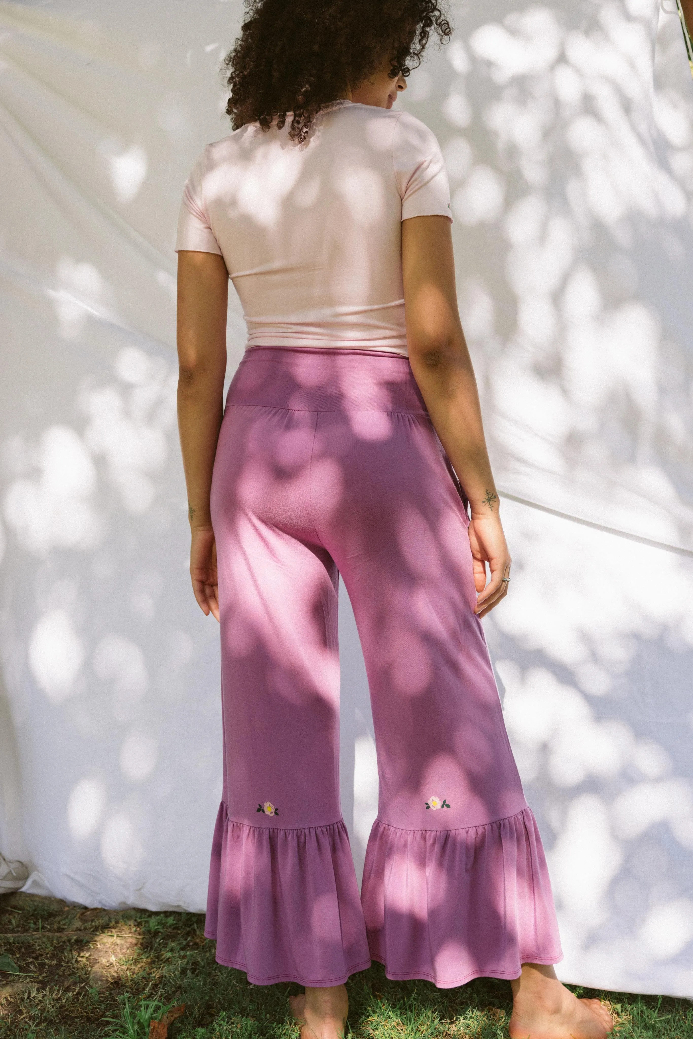Wild Rose Hippie Pants
