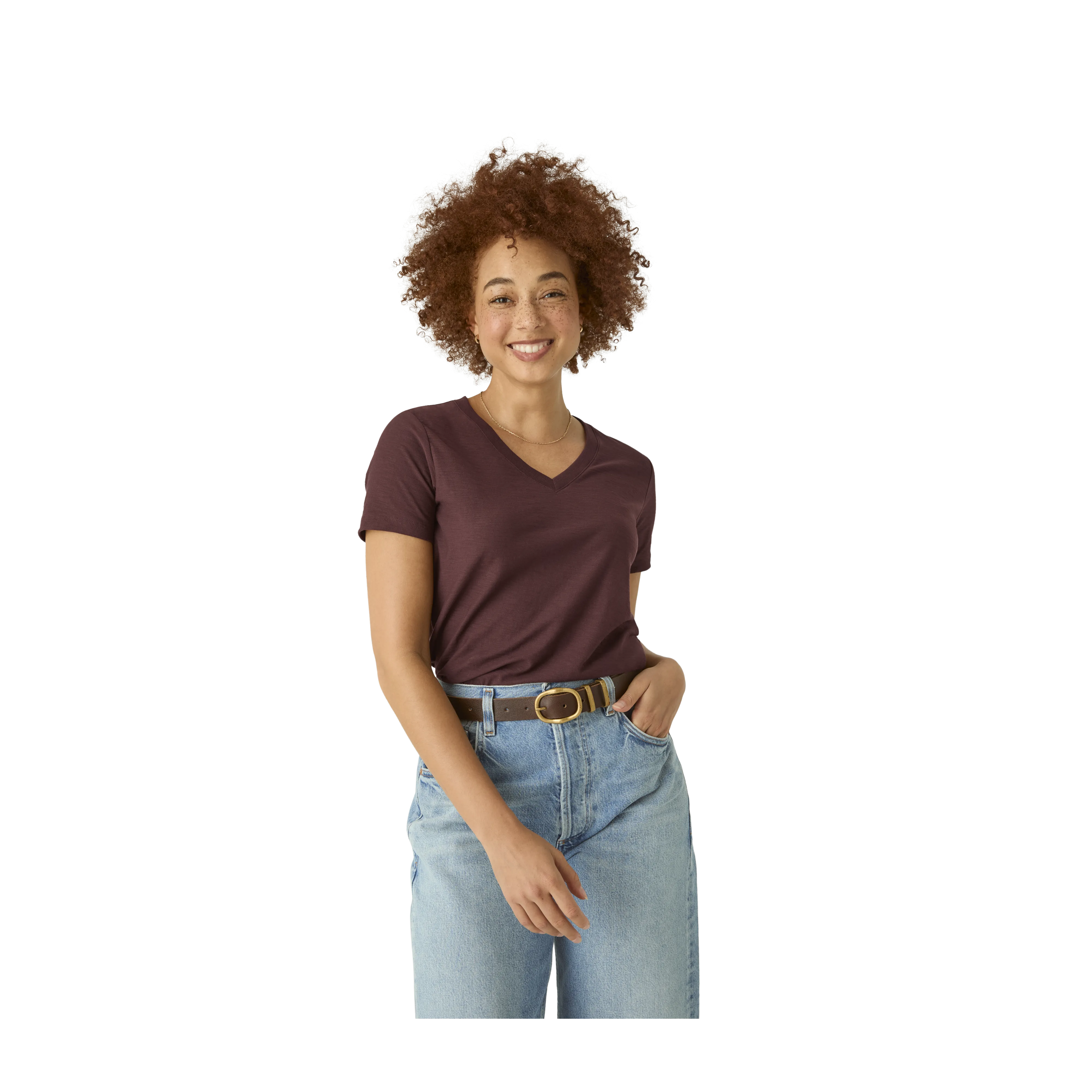 Women's Air Slub V-Neck T-Shirt