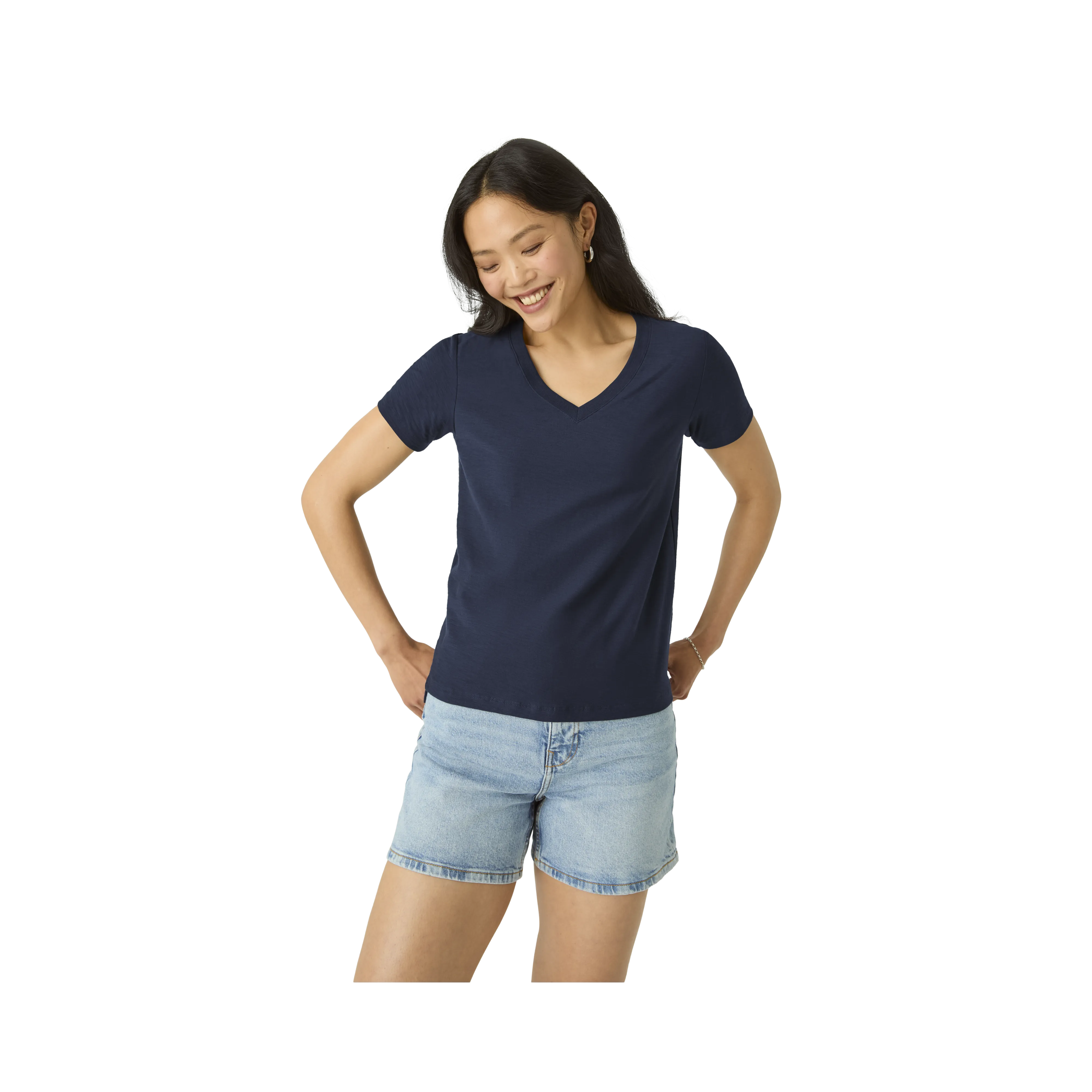 Women's Air Slub V-Neck T-Shirt