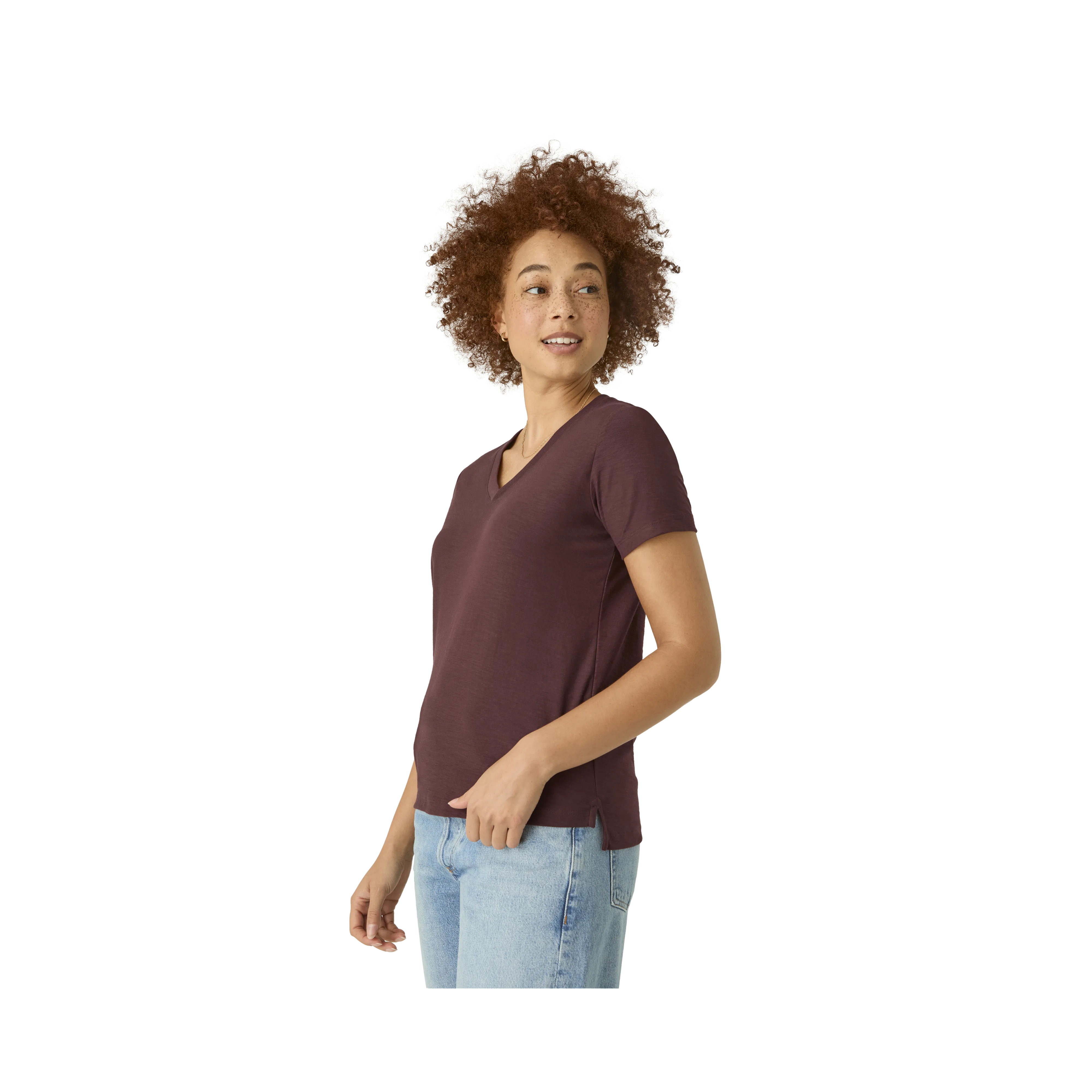 Women's Air Slub V-Neck T-Shirt