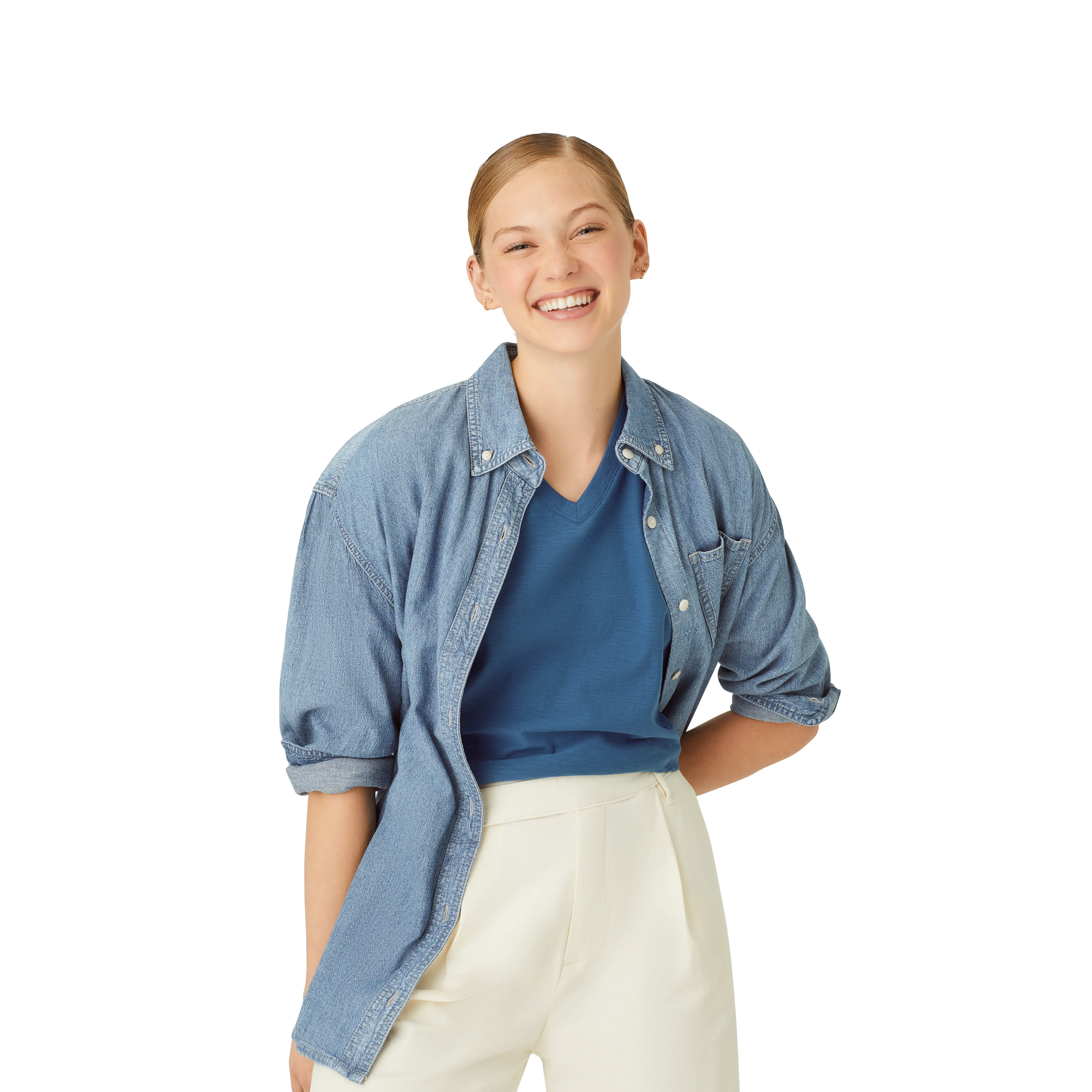 Women's Air Slub V-Neck T-Shirt