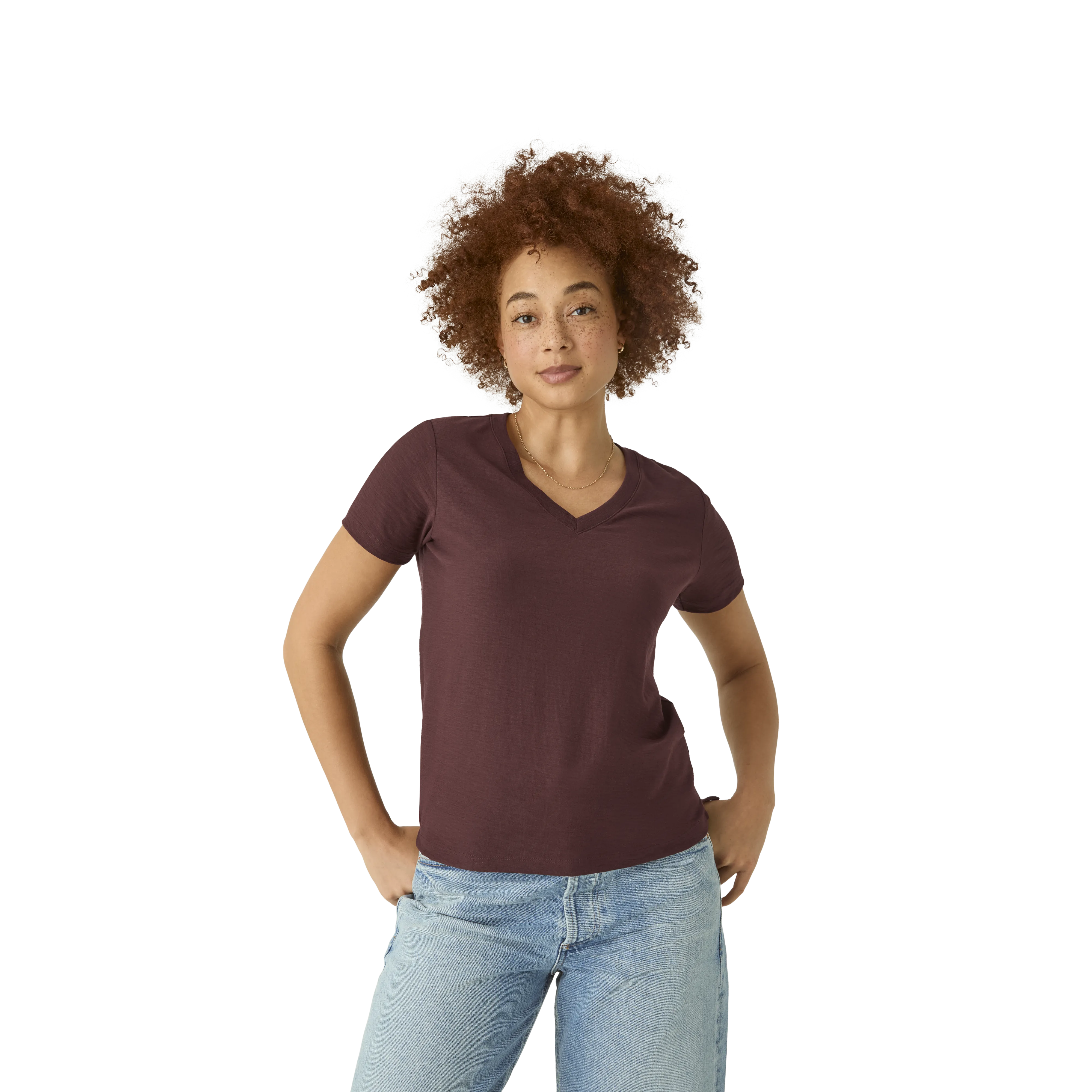 Women's Air Slub V-Neck T-Shirt