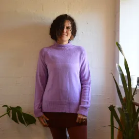 Women's Sailor Sweater - Alpaca/Merino - Lilac (S) *Last One! Women's Sailor Sweater - Alpaca/Merino - Lilac (S) *Last One!