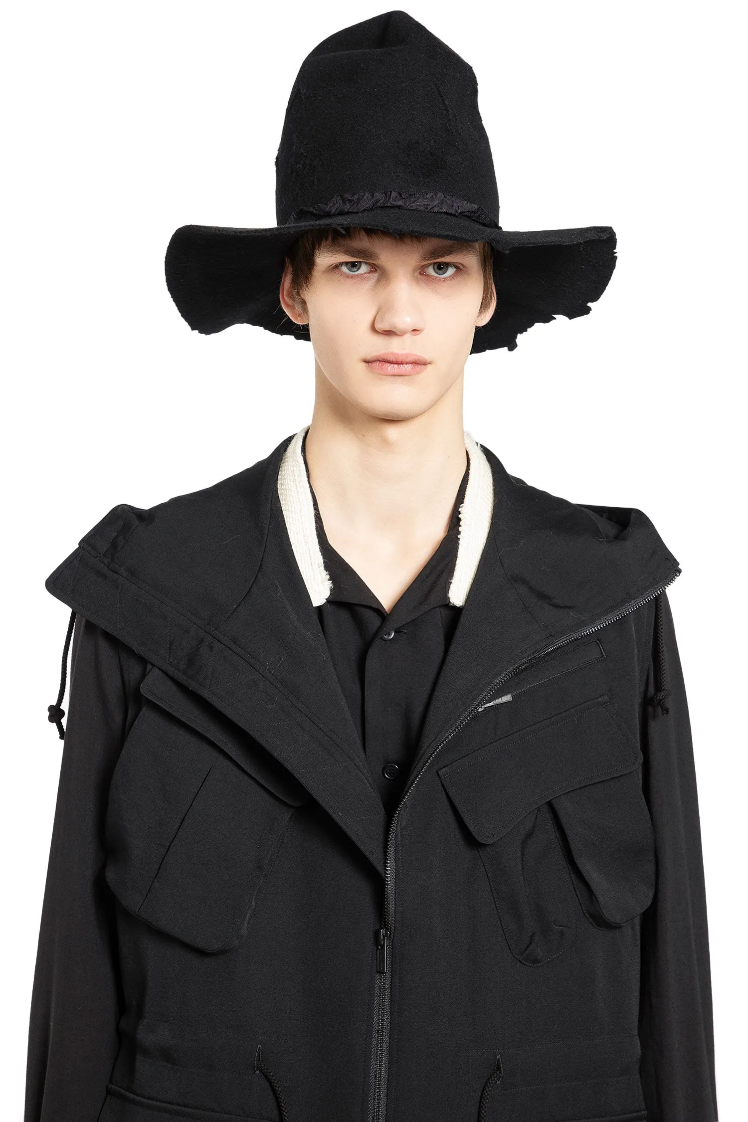 YOHJI YAMAMOTO MAN BLACK HATS
