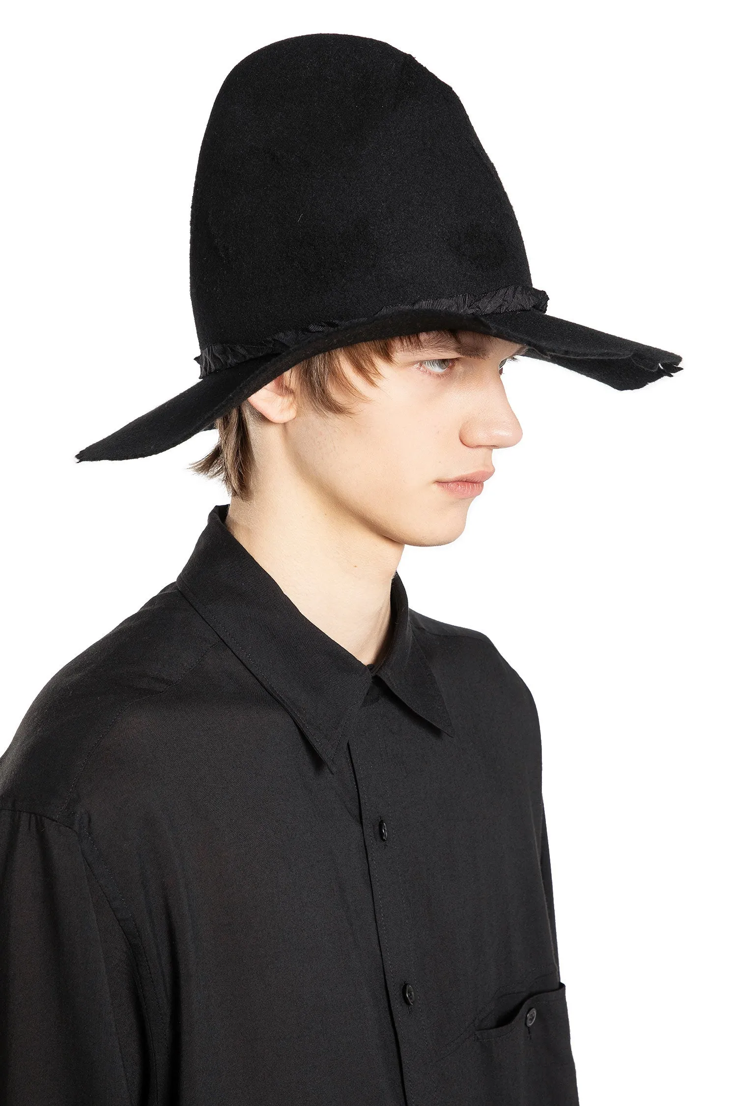 YOHJI YAMAMOTO MAN BLACK HATS