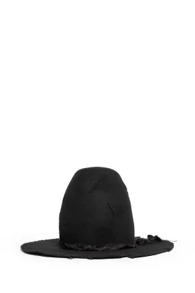 YOHJI YAMAMOTO MAN BLACK HATS YOHJI YAMAMOTO MAN BLACK HATS