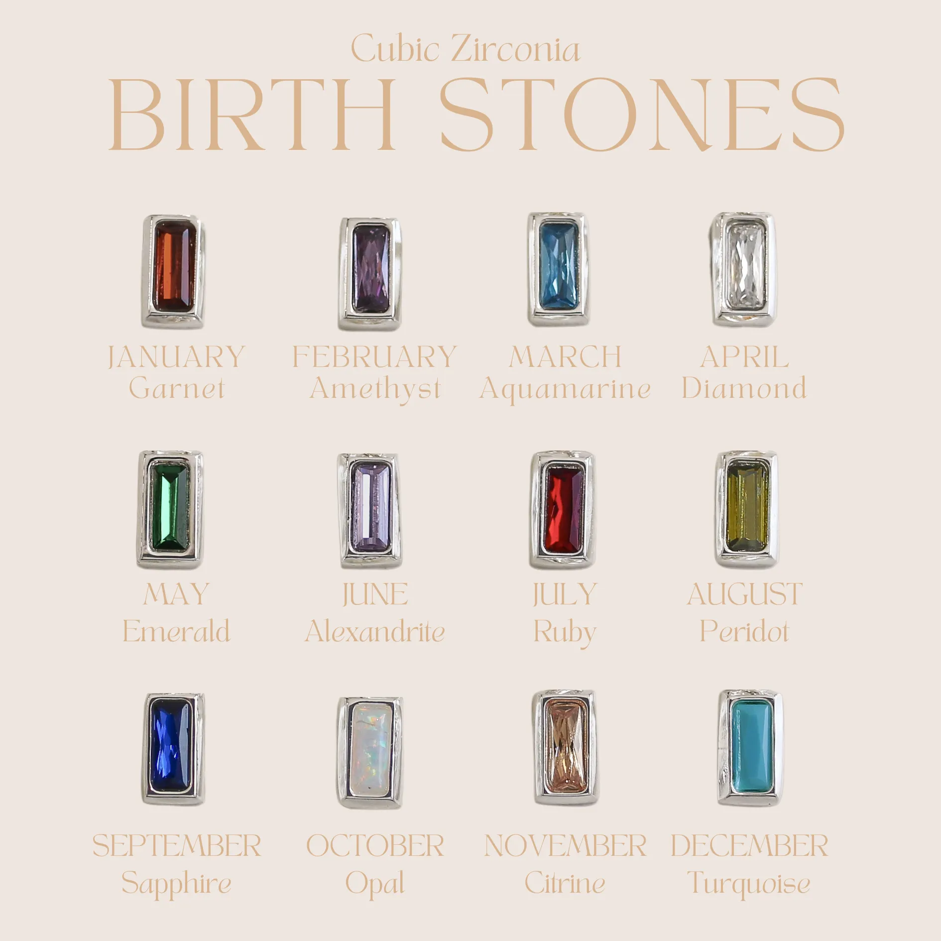 Zeta - Stainless Steel Monogram Bracelet